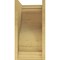 Ekena Millwork 10"W x 10"D x 20"H Wide Scroll Rough Cedar Woodgrain TimberThane Corbel, Primed Tan CORUR10X10X20SCRRCPR - alternate 5